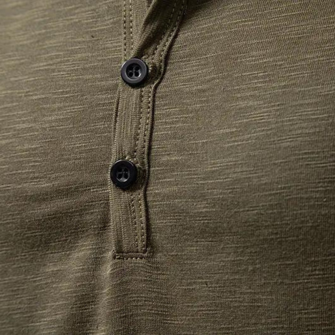Henley Langarmshirt